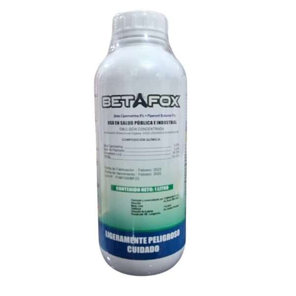 BETAFOX E.C X 1 LT – INSECTICIDA (BETA CIPERMETRINA+BUTOXIDO PIPERONILO)