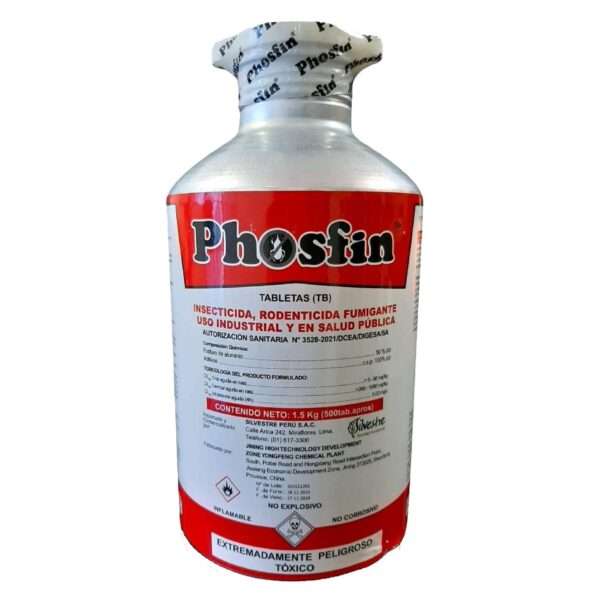 PHOSFIN - INSECTICIDA FUMIGANTE - FRASCO X 500 TABLETAS